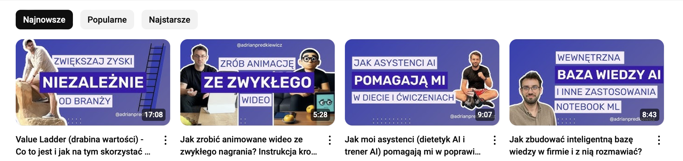 Atrakcyjne miniaturki filmów Atrakcyjne miniaturki filmów